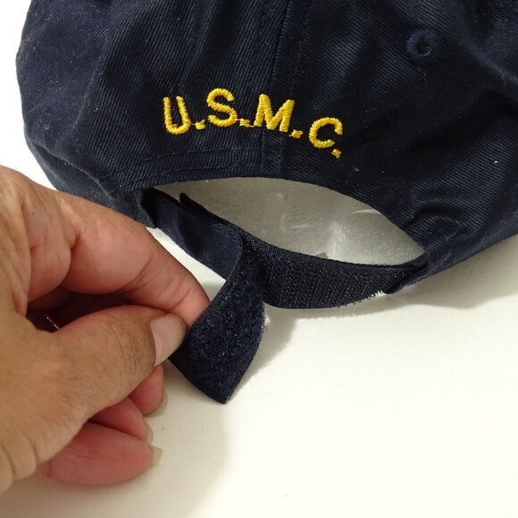 Otto SIPU 104 Coming Thru USMC Embroidered Navy Blue Baseball Cap One Size - Picture 4 of 9
